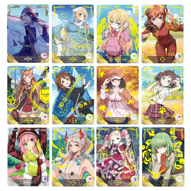 

История богини митсури Ямато Бронзирующая Коллекция игровые карты аниме персонажи мультфильмы детские игрушки Рождественский подарок на день рождения