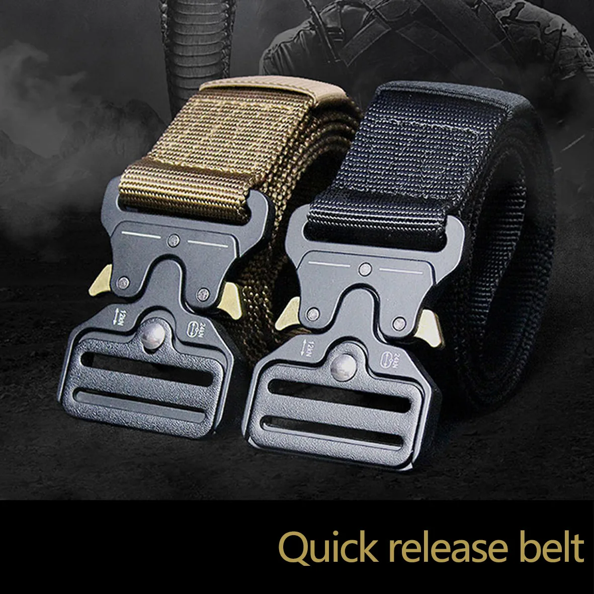 

DMGear Tactical quick-release belt outdoor nylon automatic buckle multi-function belt