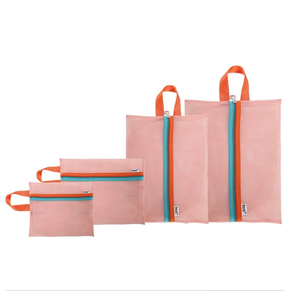 4 шт., дорожные сумки-органайзеры для хранения, большая вместимость, чемодан для хранения, одежда, обувь, набор органайзеров для упаковки, куб