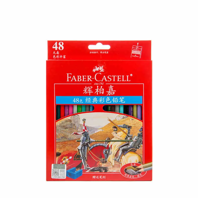 

48set Faber Castell High Quality Colored Pencils for Drawing Oiliness Colorful Pencil for Sketch Free Shipping school supplies