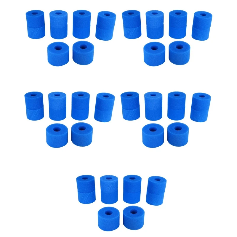 

50PCS Swimming Pool Filter Water Pump Filter Pump S1 Washable Bio Foam 2 4 x UK VI LAZY 'Z Type Filter'