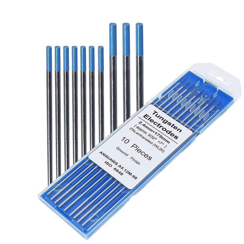 

10pcs 150/175mm Professional Tig Tungsten electrodes welding rod WT20 WC20 WL15 gold electrodes for TIG ARC welding machine