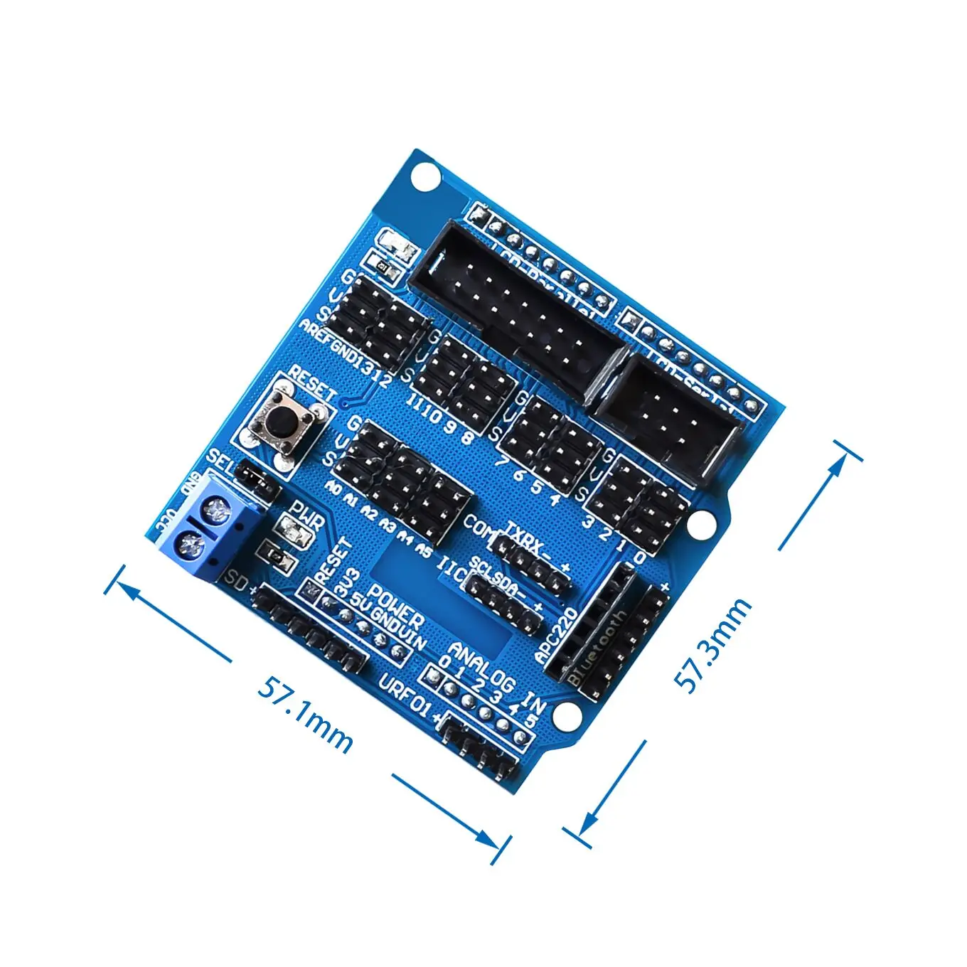 

1PCS Sensor Shield V5.0 sensor expansion board UNO MEGA R3 V5 for Arduino electronic building blocks of robot parts