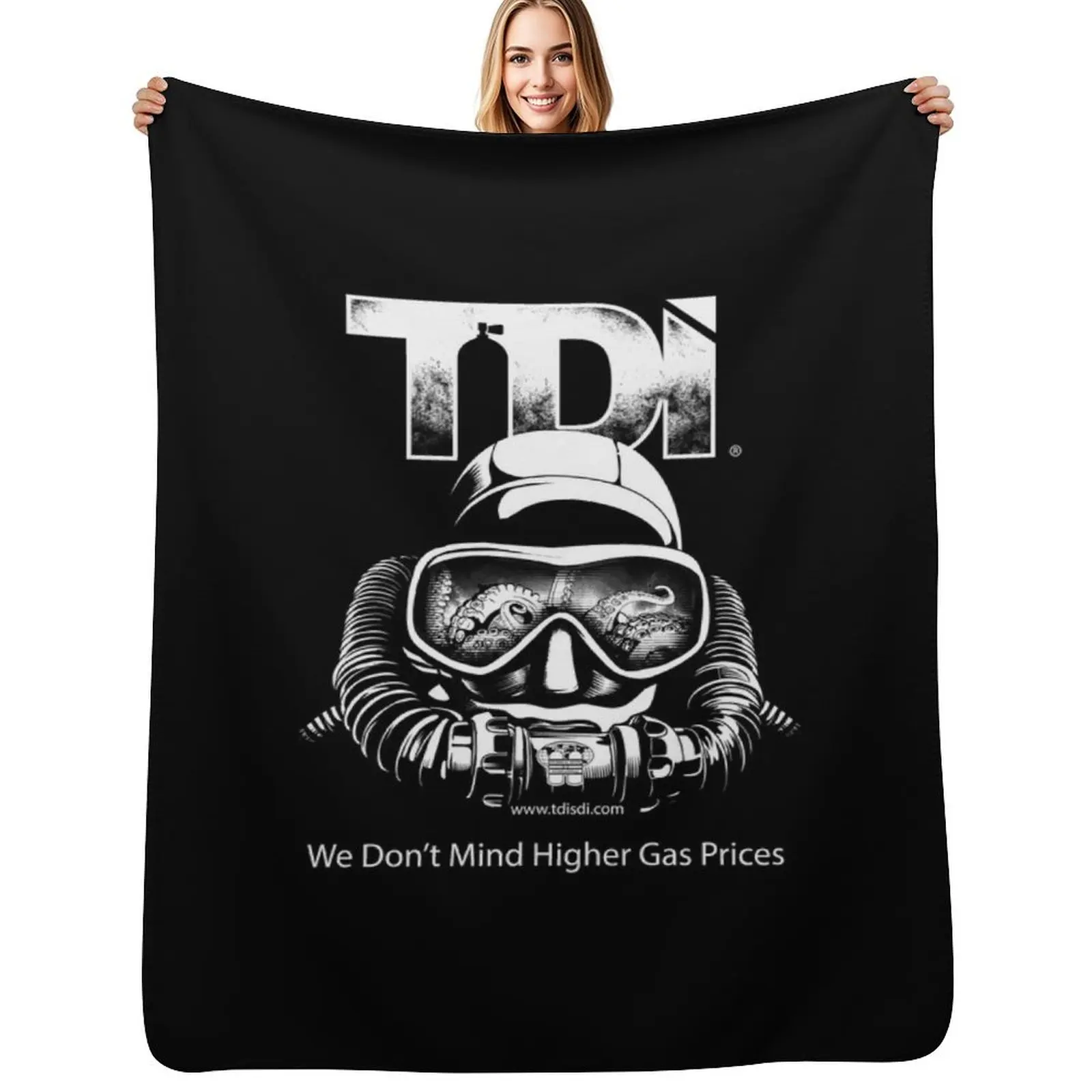 Фото Одеяло-плед Technical Diving International (TDI) для дайвинга с ребриферометром, с изображением высоких цен на газ, складное, мягкое, теплое, для использования на улице №1
