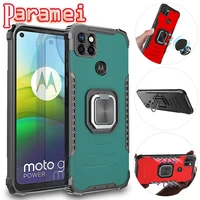 Shockproof Phone Case For MOTOROLA G10 G60 G100 Play Power Stylus Magnetic Ring Holder Cover For MOTO Plus One ACE