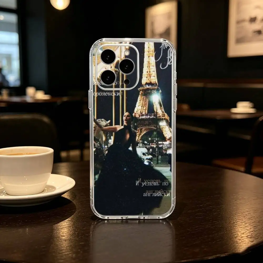 Фото Чехол для телефона Singer A-Anna A-Asti для iPhone 17 16 15 14 13 12 11 Mini Pro Max Plus, прозрачный №5