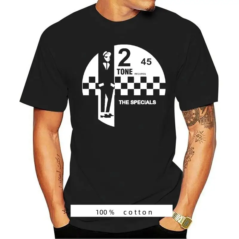 Short Sleeve Summer Style The Specials 2 Tone Records T Shirt Ska Rare Trojan male brand teeshirt men summer cotton t shirt
