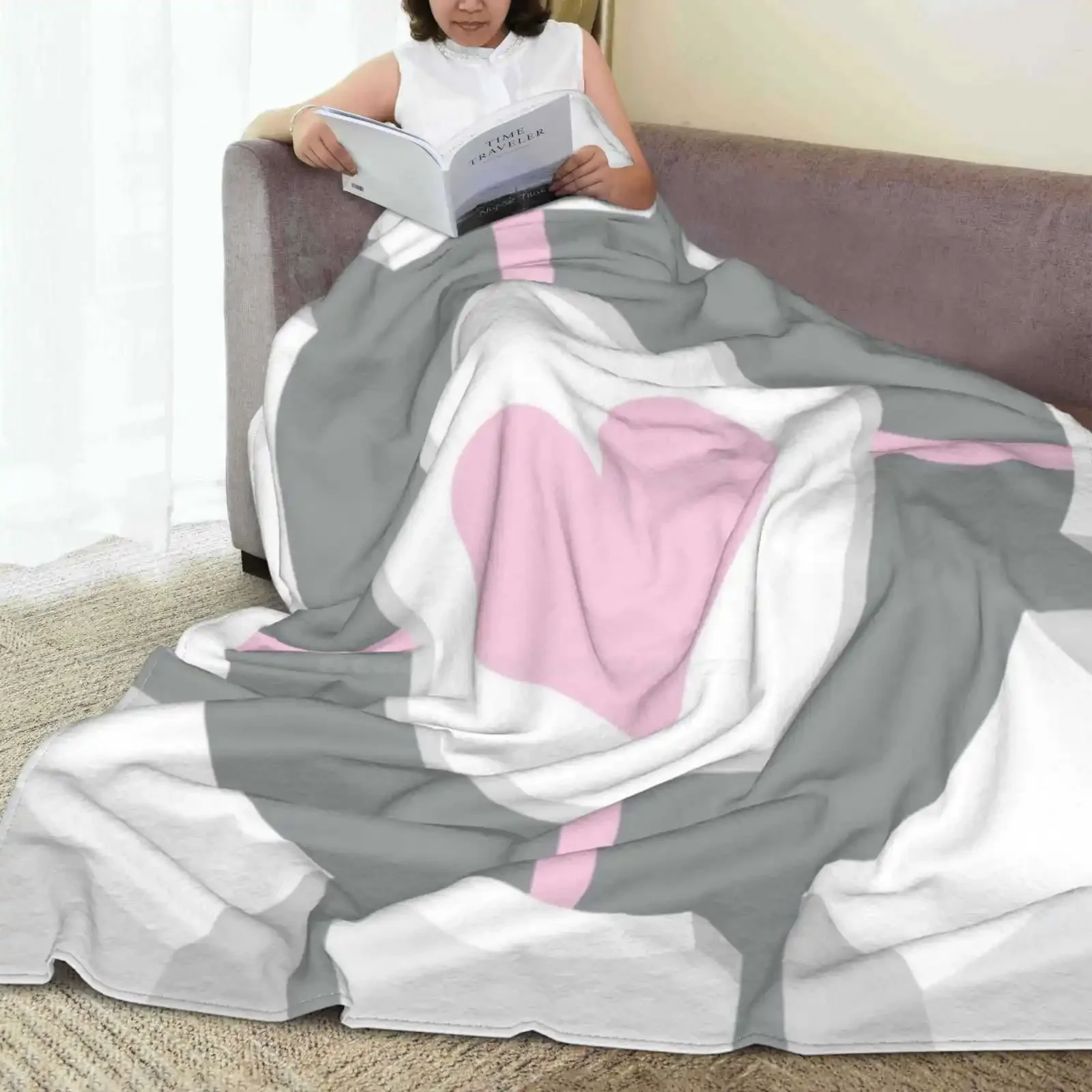 Креативный Дизайн Фланелевое Одеяло С 2/3 Портами Тема Cube Chell Теплый Портативный