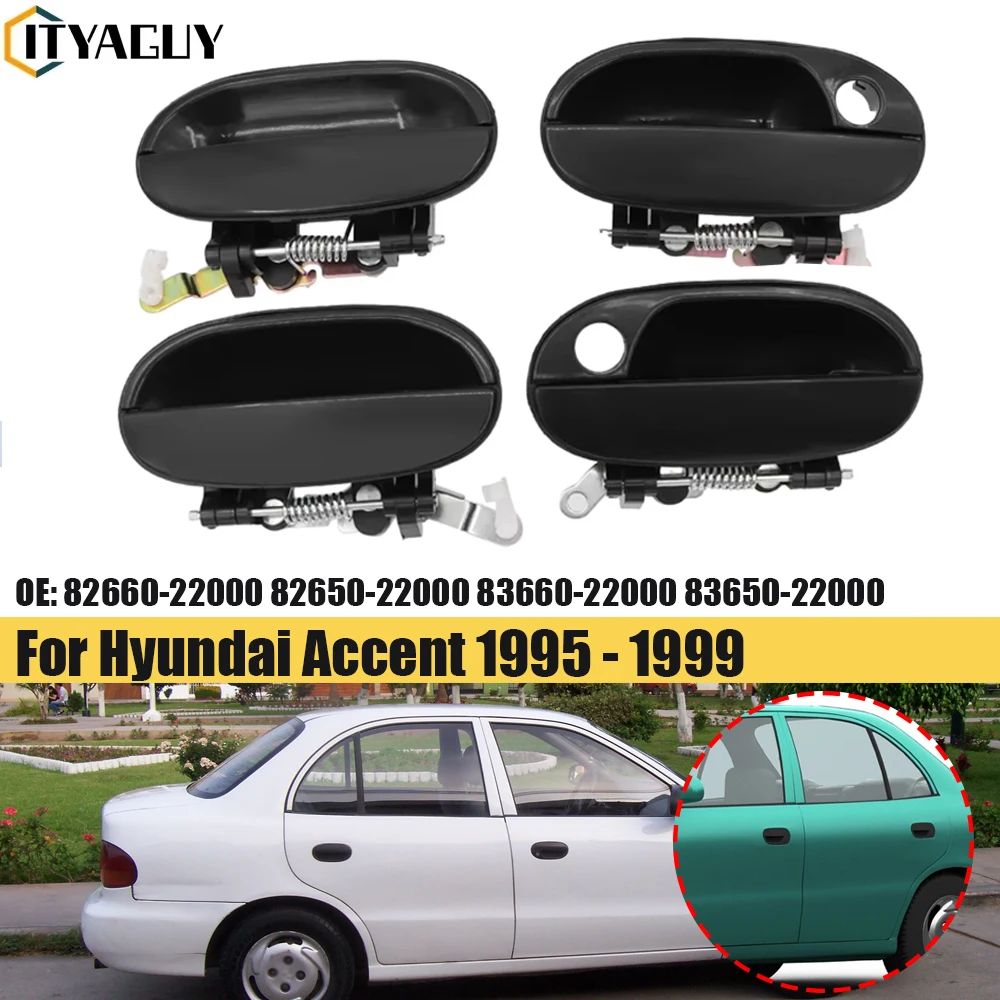

Передняя задняя левая правая внешняя ручка двери для Hyundai Accent 1995-1999 83660-22000 83650-22000 82660-22000 82650-22000
