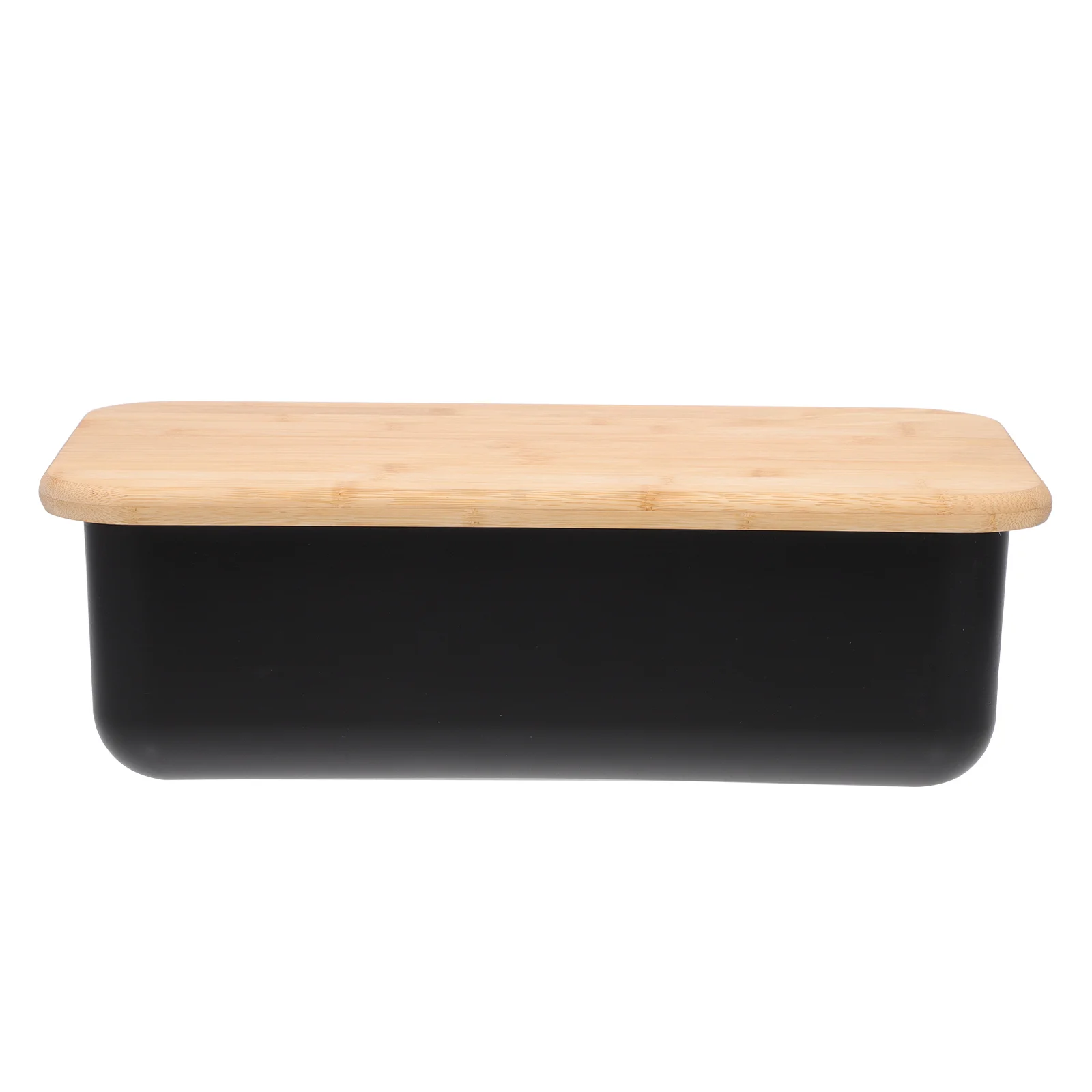 

Bread Storage Box with Bamboo Lid Bread Storage Container Kitchen Food Holder