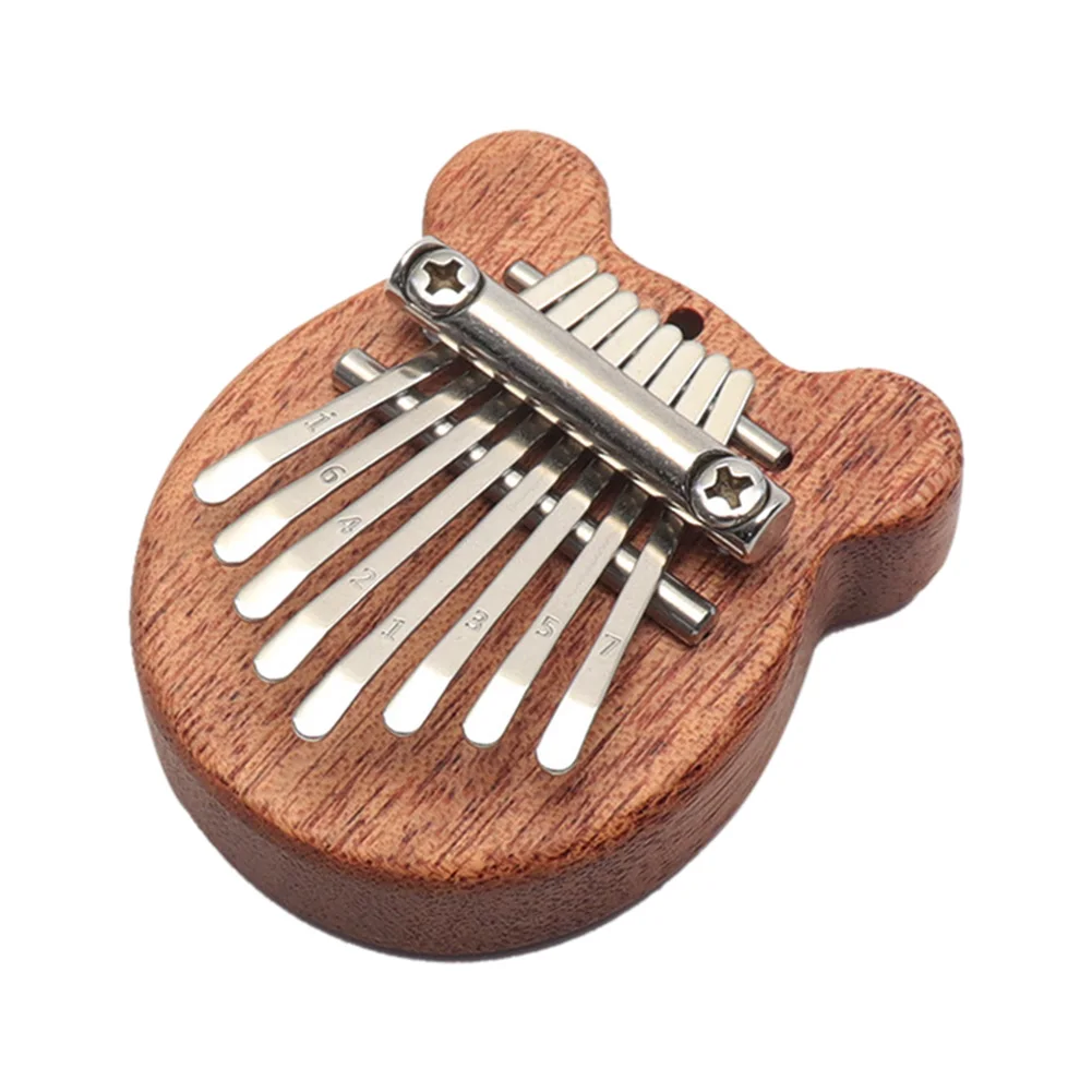 

8 Keys Mini Kalimba Portable Thumb Piano Wooden Exquisite Finger Harp Musical Mbira Instrument Gift for Kids Adult Beginners 칼림바