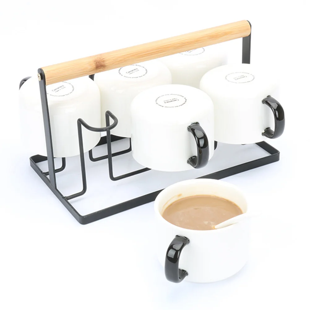 

Glass Carafes Tea Cup Stand Coffee Mug Tree Cup Rack Glass Water Bottle Mug Organizer