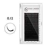 sense wholesale 0 12mm premium classic eyelash extension 16rows korea pbt fiber cccddd individual supplies lashes