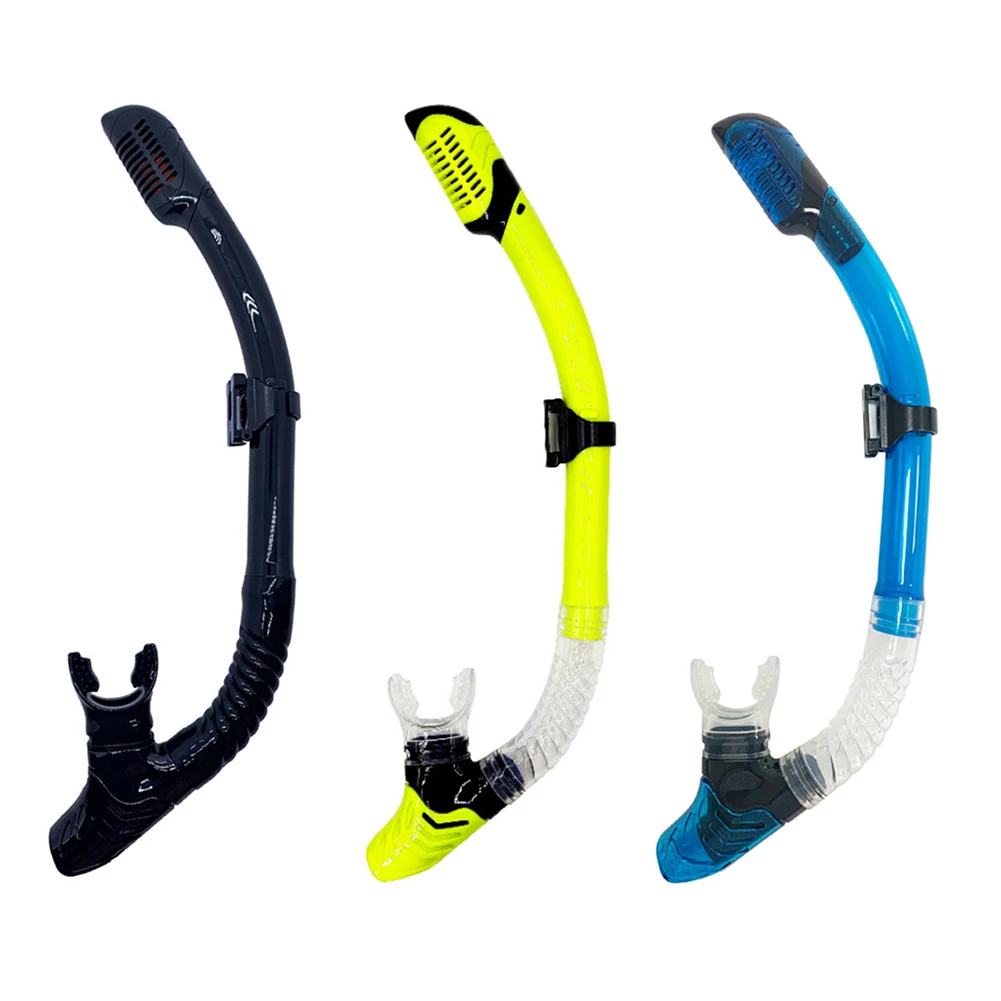 

Diving Snorkel Silicone Full Dry Mouthpiece Swimming Underwater Diving Air Breathing Tube for Swim Accessories