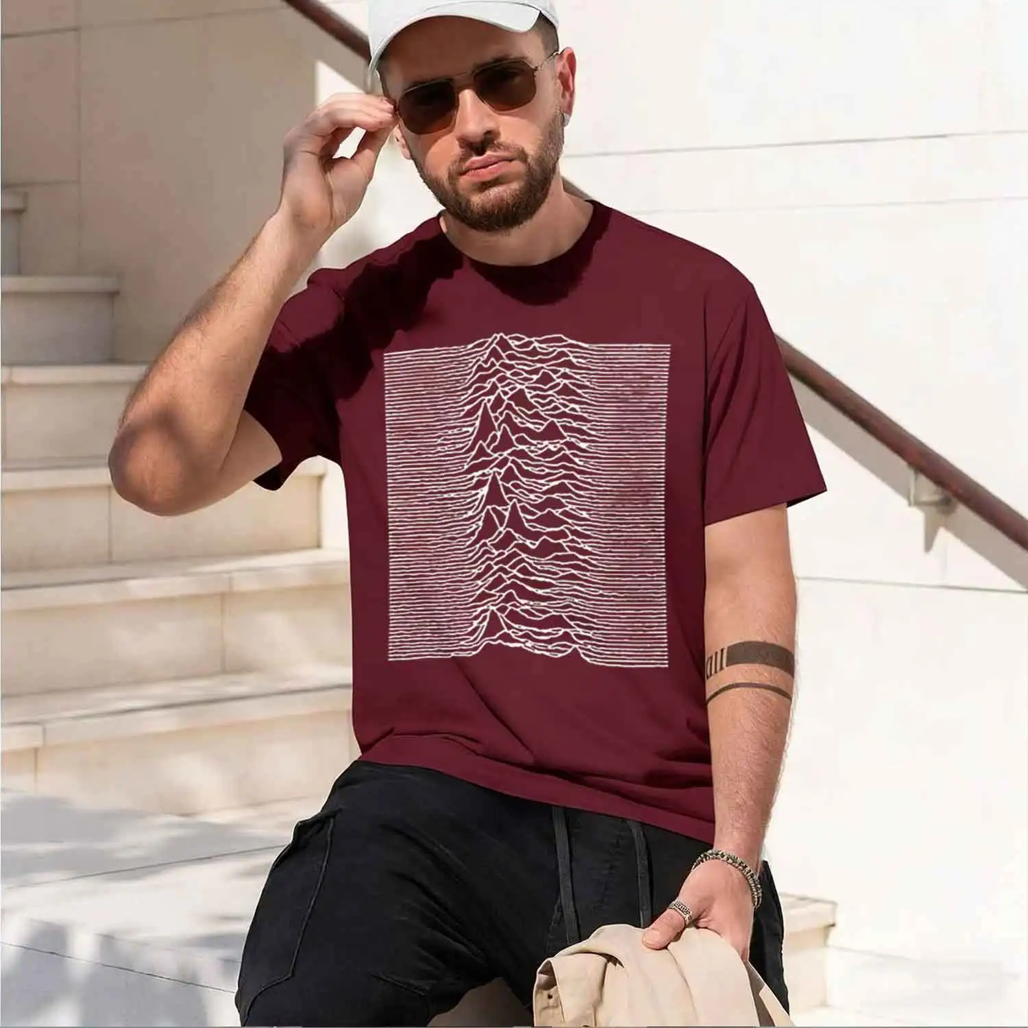 Футболка JOY DIVISION LOVE WILL TEAR US, мужская футболка в стиле POST PUNK, новая модель, женские топы, новая модель 2026 года, мужская футболка с коротким рукавом и круглым вырезом. (art.: 3920dc5cecc90) - 3920dc5cecc90