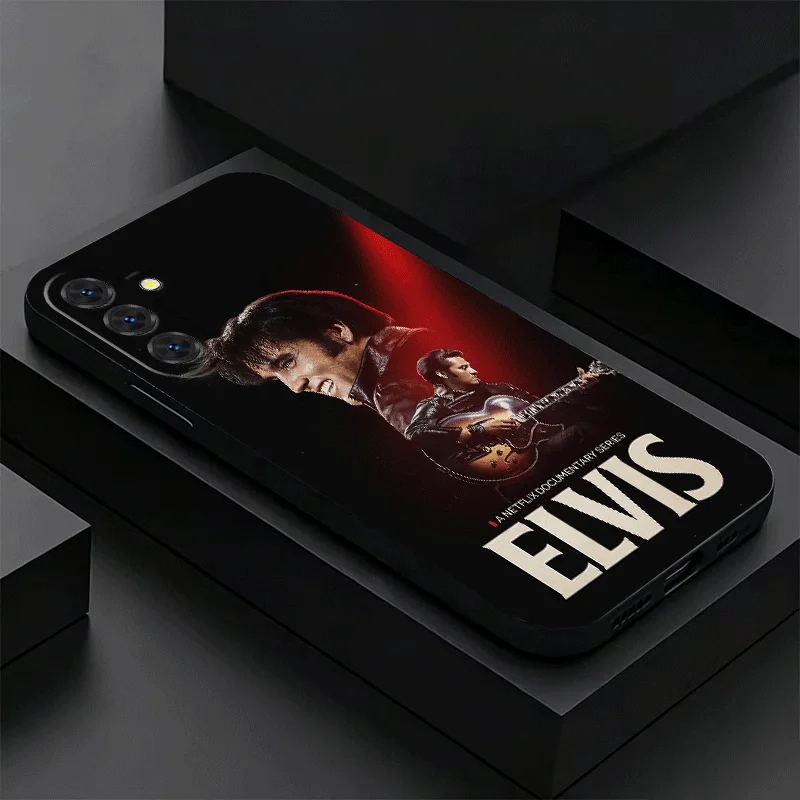 Фото Мягкий чехол для телефона Samsung A17 A37 A57 A16 A36 A56 A15 A35 A55 Singer E-Elvis P-Presley A14 A34 A54 A13 A33 A53 A27 A26 A25 A24 №2