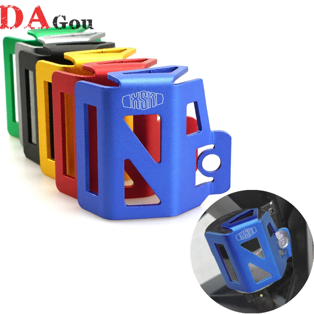 

2022 Новый с логотипом XSR мотоциклетный задний жидкостный резервуар, Защитная крышка для Yamaha XSR700 XSR900 XSR 700 900 2017-2020 2021