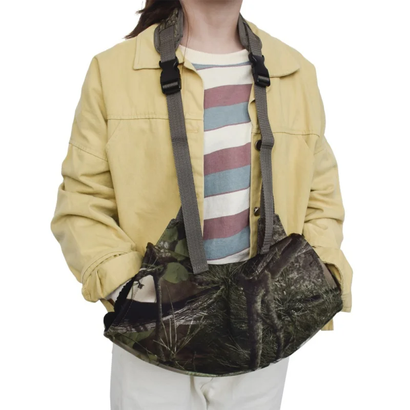 

Outdoor Hunting Pouches Bags Winter Hiking Women Men Hanging Neck Winter Fly Fishing Hunting Hand Muff Insulation Camping
