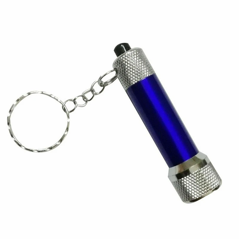 

Portable Button Cell Batteries Mini Flashlight Versatile Durable Keychain