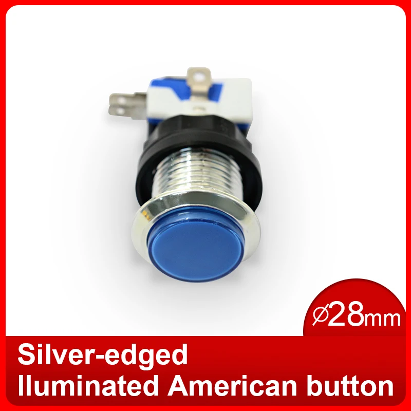 100/50 шт. прозрачные игровые автоматы 28 мм 12 В