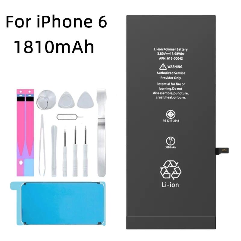 Battery For iPhone 8 Plus 12 Pro MAX Mini 11 SE 2020 X 7 5 5S 6 6S XS XR 7Plus 6Plus APPLE Replacement Lithium Bateria