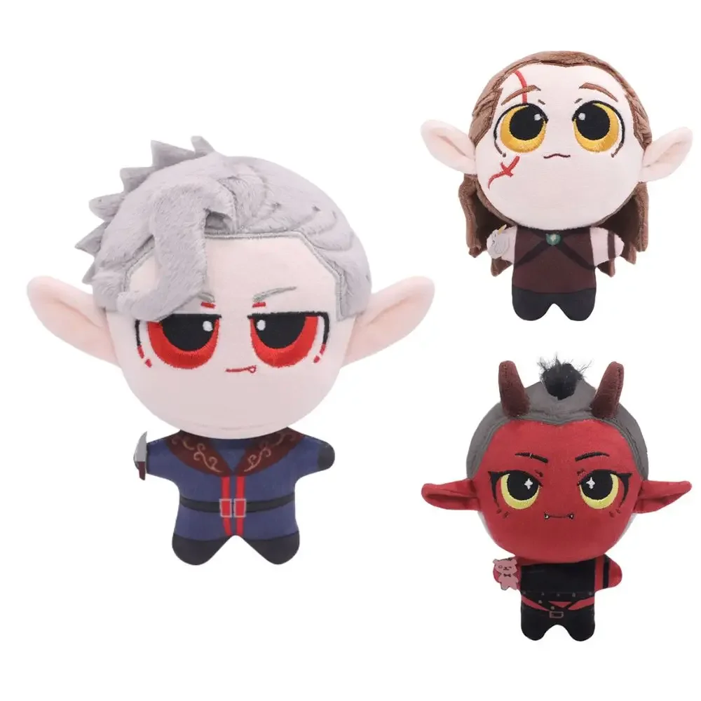 Astarion Plush Baldurs Cos Gate 3 Karlach Halsin Cosplay Toys Mascot Costume Soft Stuffed Dolls Halloween Xmas for Kids