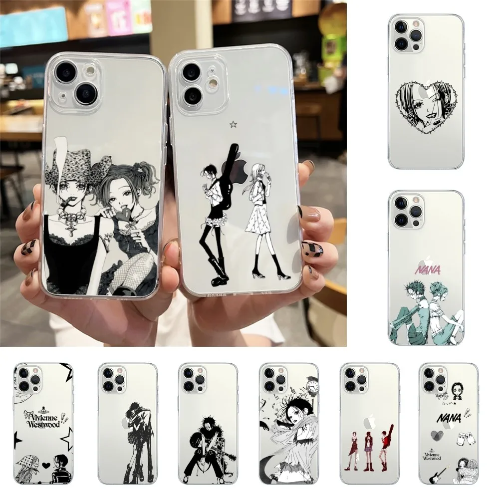 Классический японский чехол для телефона NANA с аниме Iphone 15 11 13 14 Pro Max 7 8 Plus X Xr Xs 16pro 12