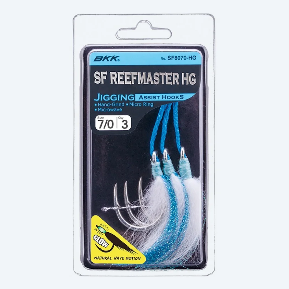 Фото BKK SF8070HG SFREEFMASTER вспомогательные рыболовные крючки для джиггинга №1