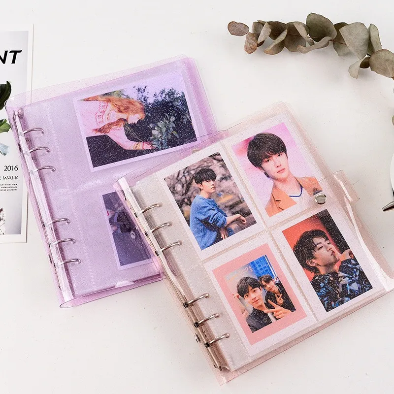 

3 inch 200 pocket/5 inch 100 pocket instax mini photo album for card coins stamp binder photocard kpop collect book Photo decor