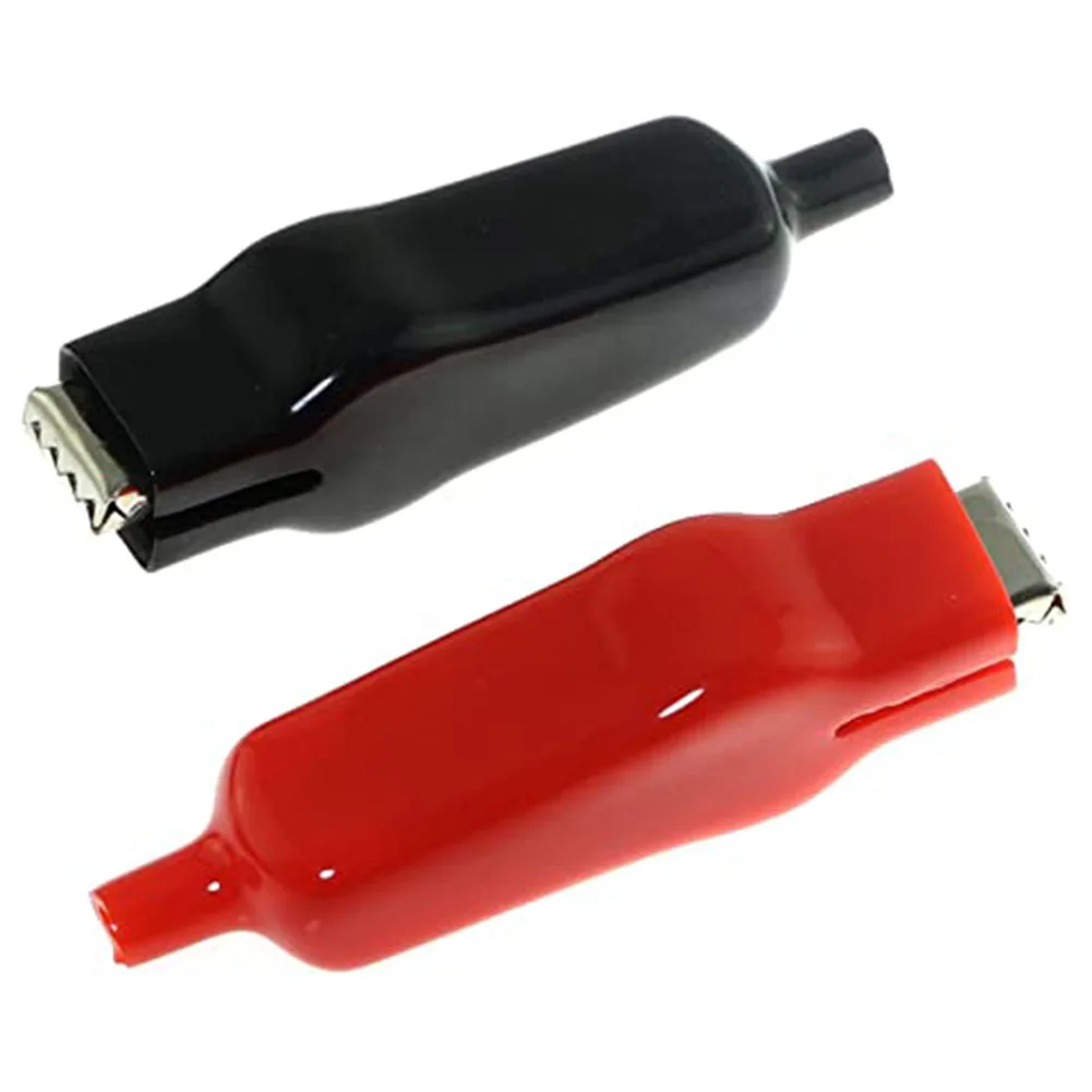 Зажимы типа крокодил с покрытием 20 А, 2 шт. Зажимы типа крокодил с покрытием 20 А, 2 шт.