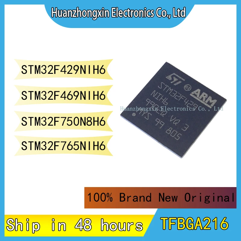 STM32F429NIH6 STM32F469NIH6 STM32F750N8H6 STM32F765NIH6 MCU TFBGA216 Integrated Circuit 100% Brand New Original Chip