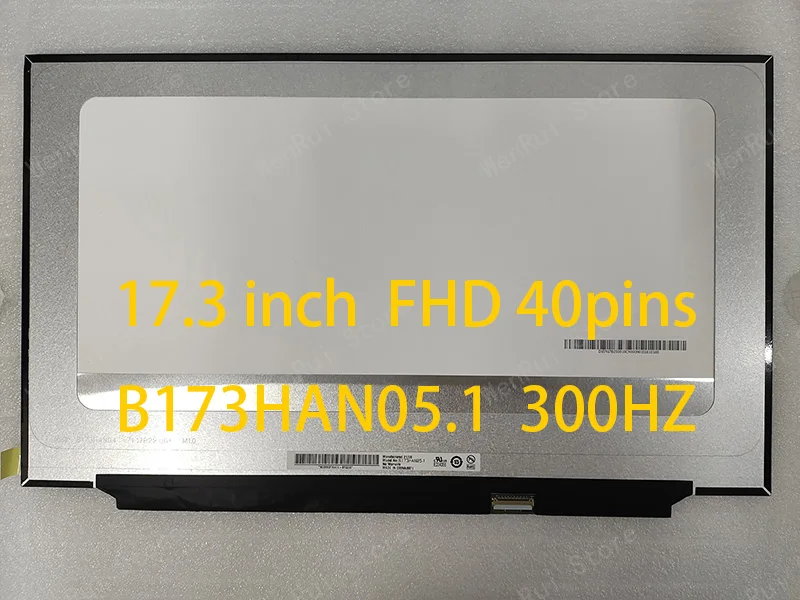 

IPS-панель B173HAN05.1 для ноутбука, 17,3 дюйма, 300 Гц