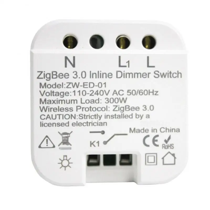 

Zigbee3.0 Dimming Controller Mini Tuya Remote Timing App Control Dimming Controller Overload Short Circuit Protection Switch