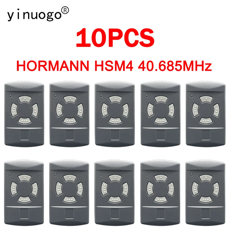 

10 шт. HORMANN 40,685 мГц HSM4 HSM2 HSE2 HS4 HS2 ворота пульт дистанционного управления открывалка гаражных ворот 40 мГц клон брелок копировать гараж команда