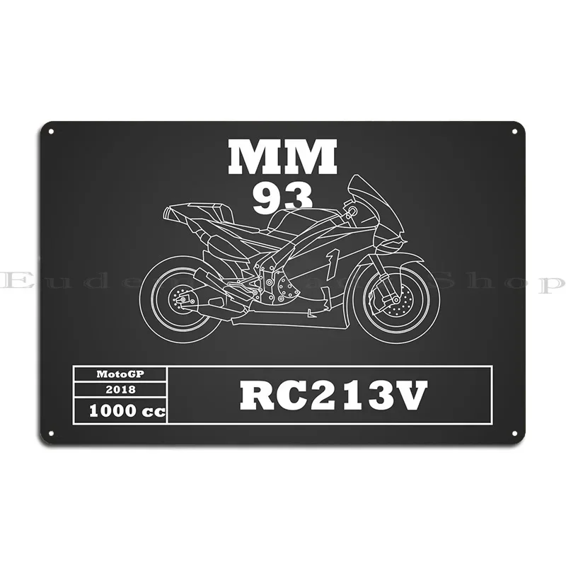 Фото Металлическая табличка Rc213v 2018 для гаража, декор для кухни, жестяной постер для кинотеатра №2