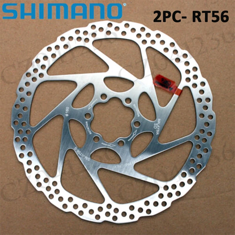 

SHIMANO SM RT56 Disc Brake Rotor 160mm 180mm RT56 Rotors Bicycle Brake Disc MTB Road Bike Hydraulic Rotor 6bolts for DEORE M6000
