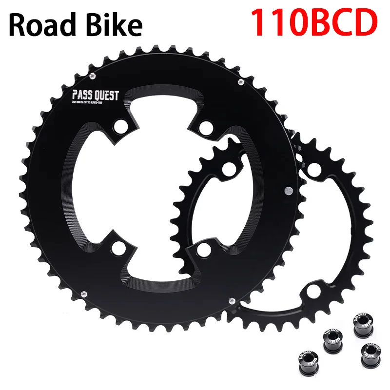 110 BCD звездочка двойная дорожный велосипед 46/33T 48/35T 50/34T 52/36T 53/39T 54/40T для Shimano R9200 R8100