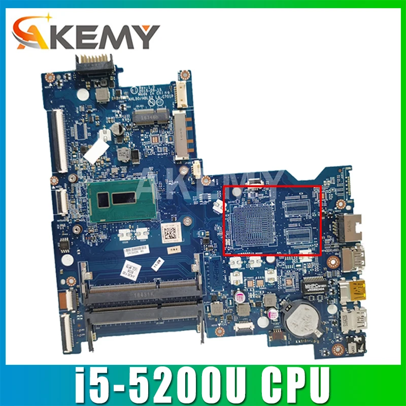 

BDL50 LA-D703P/LA-C701P для HP 15-AY 15-AC материнская плата для ноутбука CPU i5 5200U DDR3 100% протестированная работа