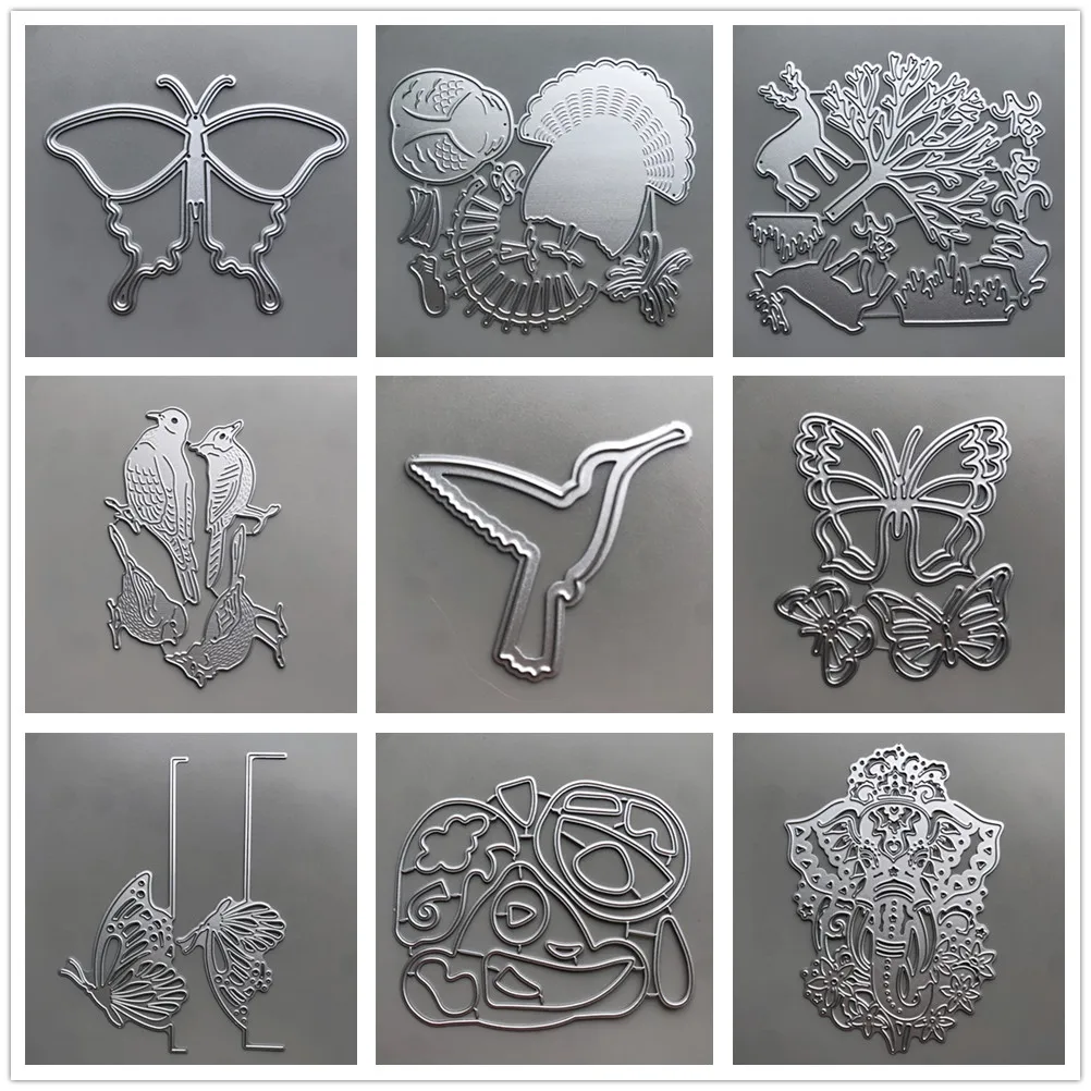 (29 стилей) 2022 новые животные Домашние металлические режущие штампы фотоальбом