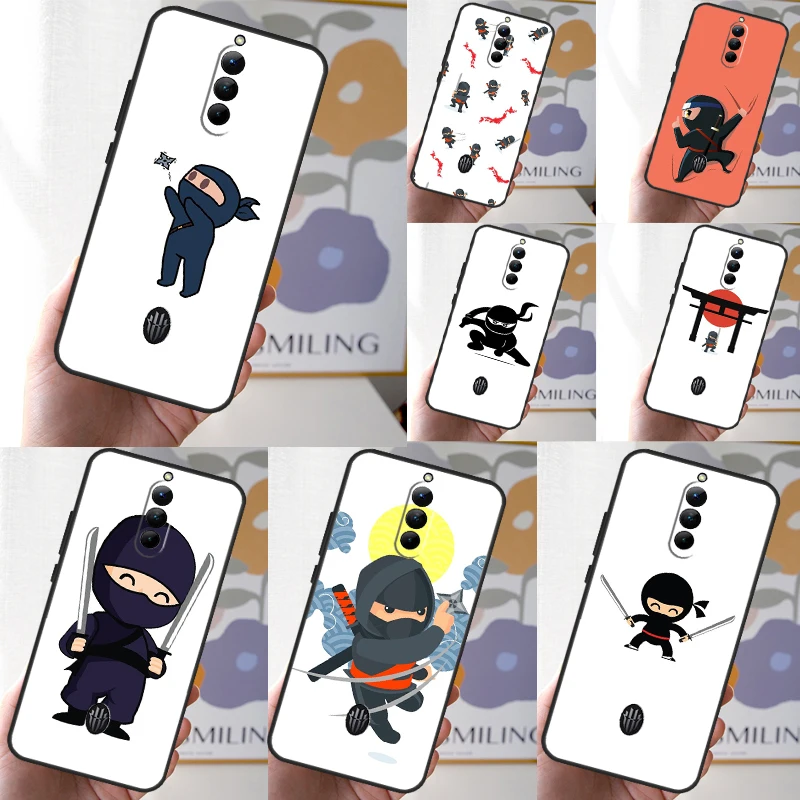 Чехол для телефона с японским Самураем ниндзя воином лампой ZTE Nubia Red Magic 9 8 8S Pro Plus