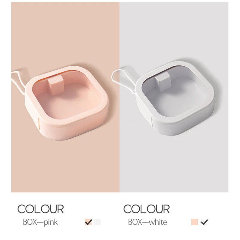 2 шт. органайзер для резинок волос портативный дорожный держатель Qtip хранения в