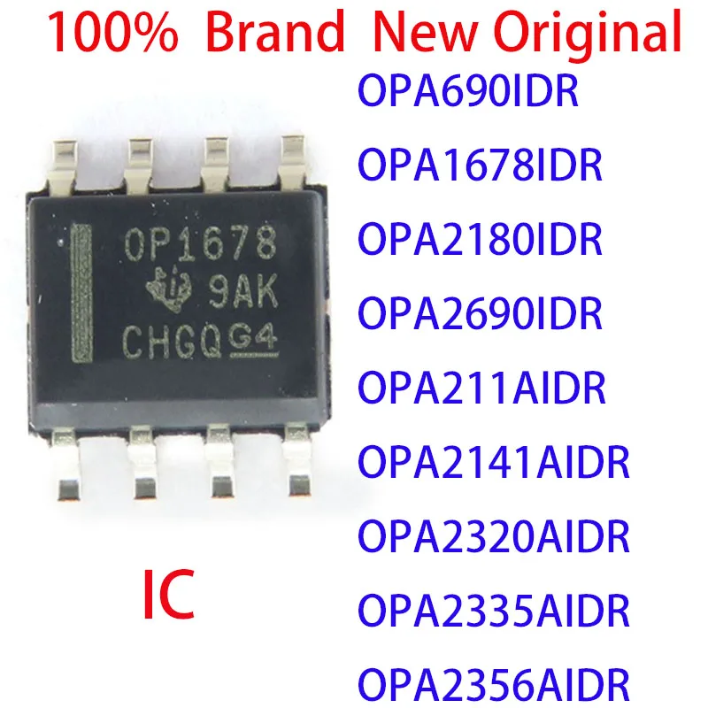 OPA690IDR OPA1678IDR OPA2180IDR OPA2690IDR OPA211AIDR OPA2141AIDR OPA2320AIDR OPA2335AIDR OPA2356AIDR 100%  Brand  New Original