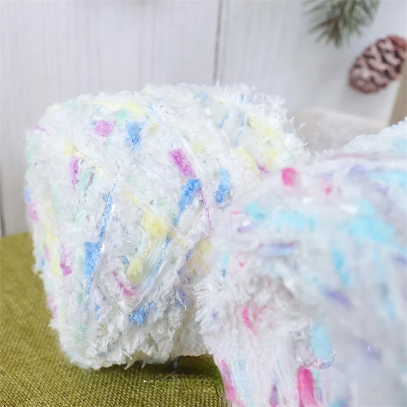 Милая вязальная пряжа 50 г/шар, шерстяная Милая мохеровая Характеристическая пряжа ручной вязки, свитер для взрослых, Микс сердец для девушек