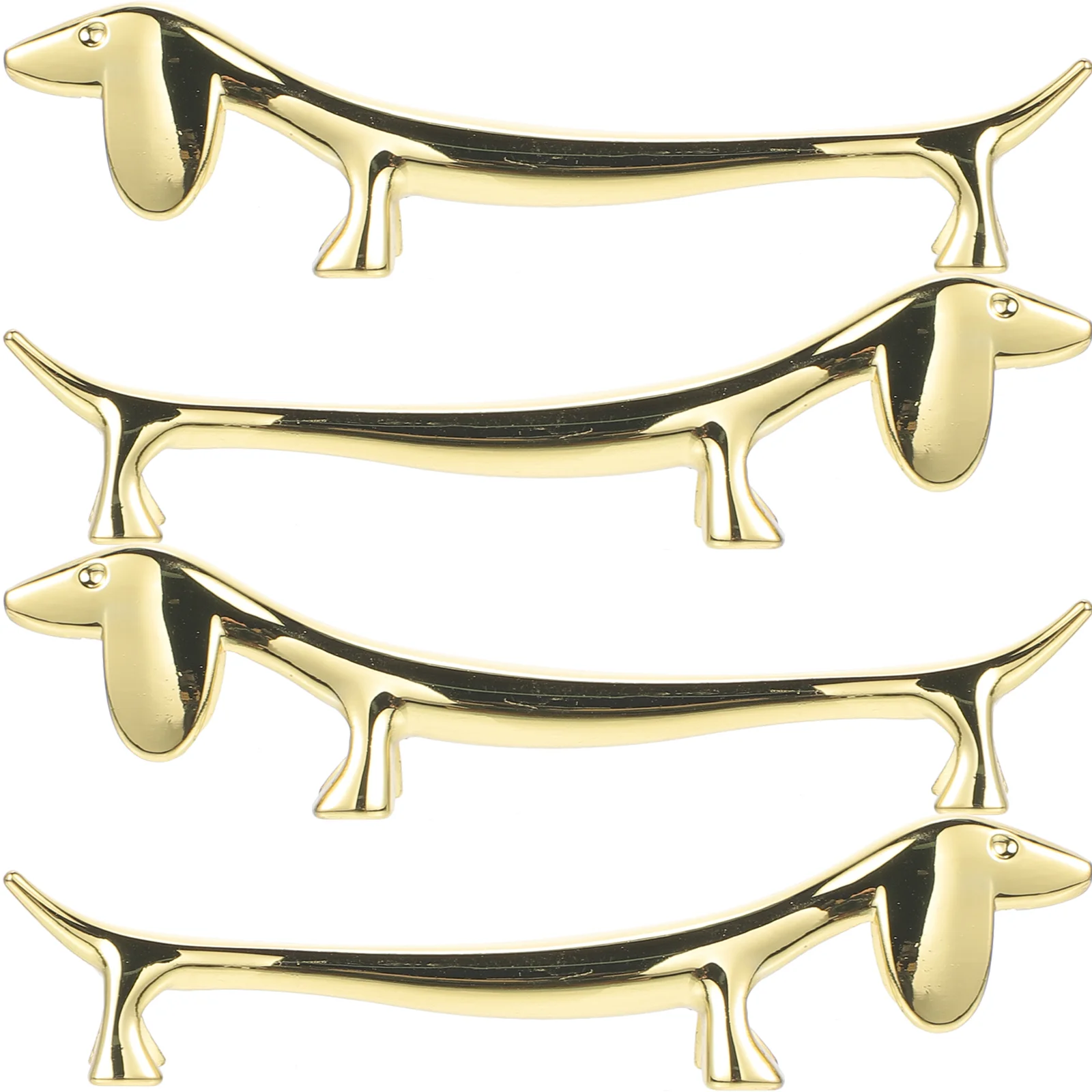 

4Pcs Metal Chopsticks Rests Stainless Steel Chopstick Rests Lovely Dog Shaped Chopstick Rests