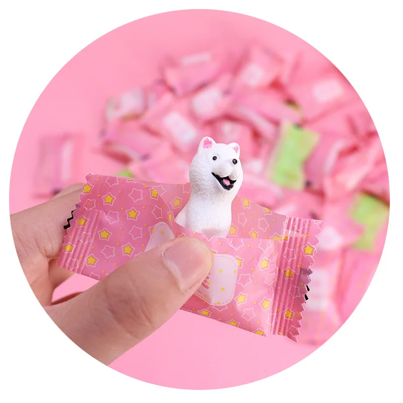 

40-50pcs Cute Mini Simulation Animal Blind Box Toys Action Surprise Tide Play Figures Fake Candy Guess Blind Bag For Kids Gifts