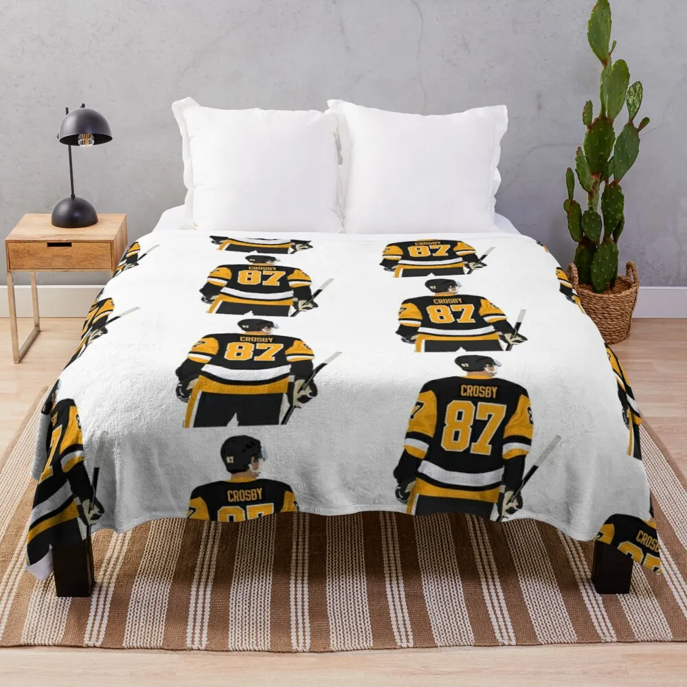 

Sidney Crosby 87 Throw Blanket Comforter Blanket Knitted Blanket Microfiber Blanket