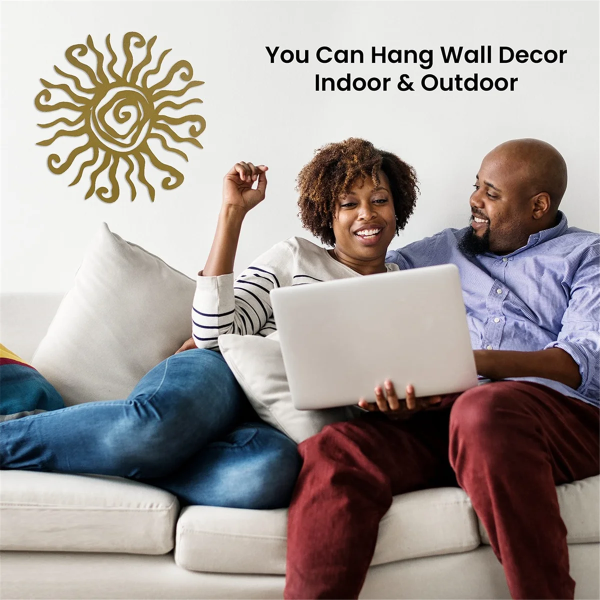 Металлическая настенная скульптура Sun наружный декор 11 8 дюйма устойчивая к