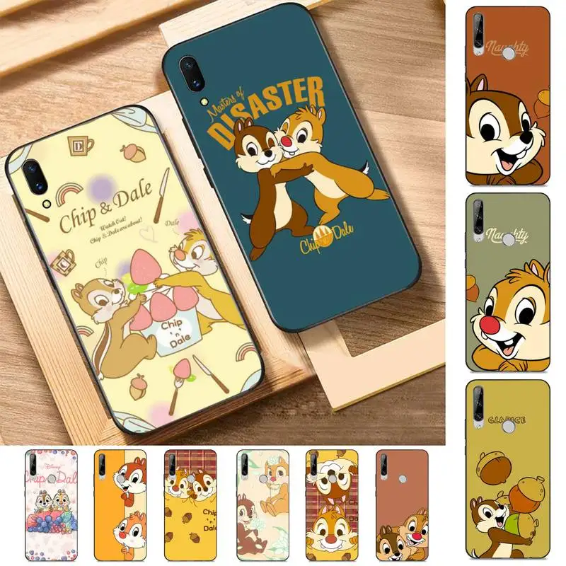 

Disney Chip And Dale Phone Case for Huawei Y 6 9 7 5 8s prime 2019 2018 enjoy 7 plus