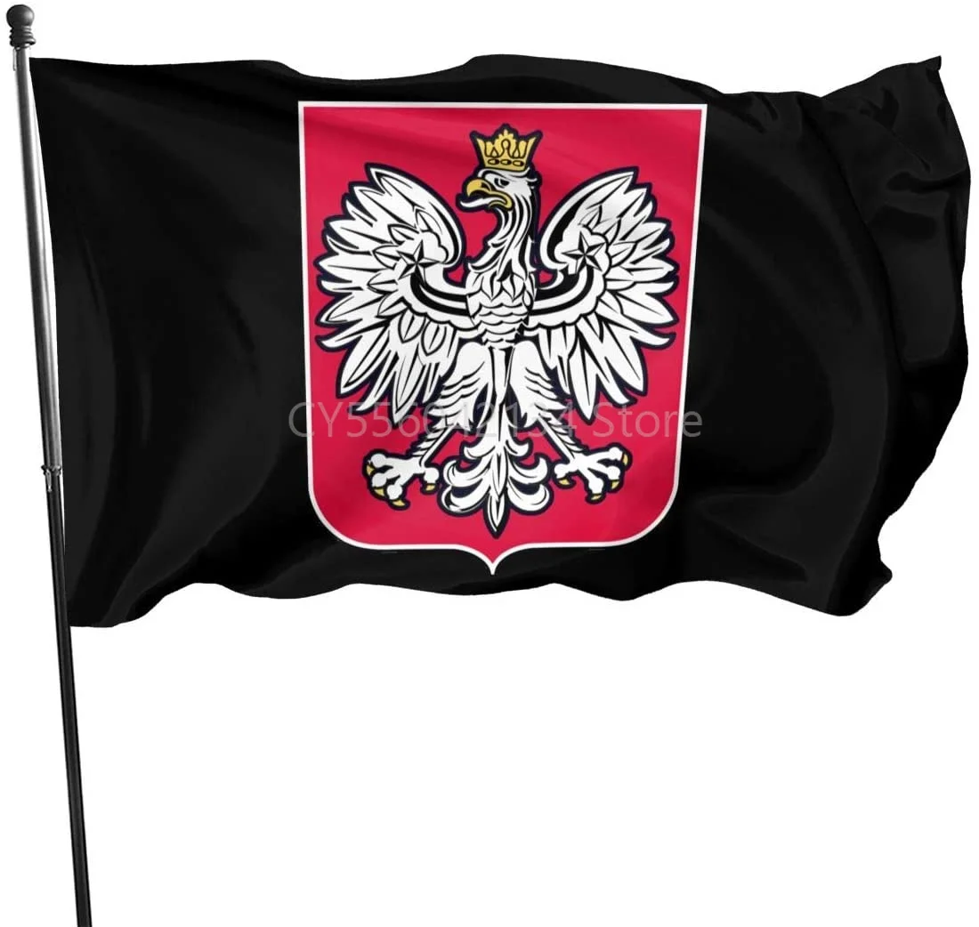 

Polish Coat of Arms Poland flag Home Decoration Outdoor Decor Polyester Banners and Flags 90x150cm 120x180cm