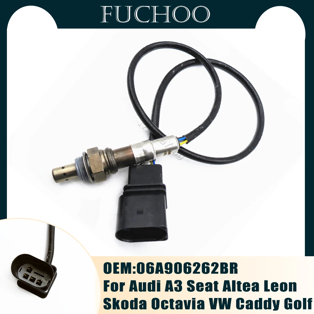

Car Accessories For AUDI A3 VW golf Jetta SEAT Altea SKODA Octavia 5Wire Oxygen Sensor 06A906262BR 06A 906 262 BR Lambda O2